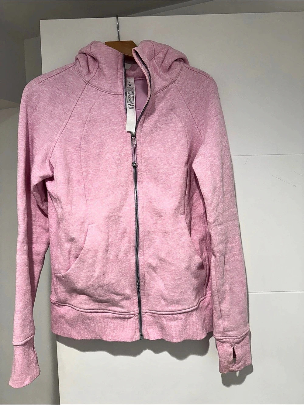 lululemon Scuba Full-Zip Hoodie Pink Size 8